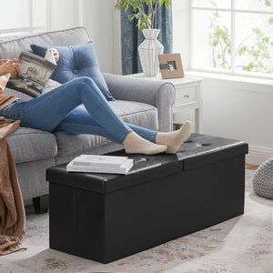 Foldable Storage Bench – Chest with Lid