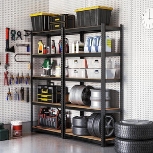 Garage Storage Shelf - 5-Tier Steel, Tool-Free Assembly (40 90x180cm) - Karrari
