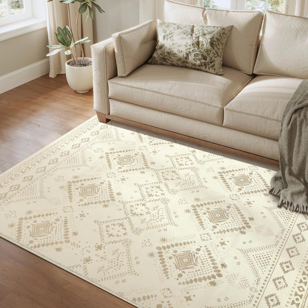 Boho Area Rug – Non-Slip (214x153cm)