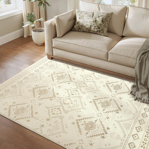 Boho Area Rug – Non-Slip (214x153cm)