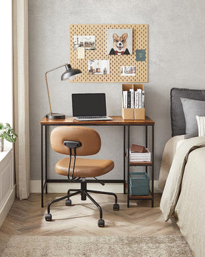 Industrial Computer Desk with Shelves - Karrari