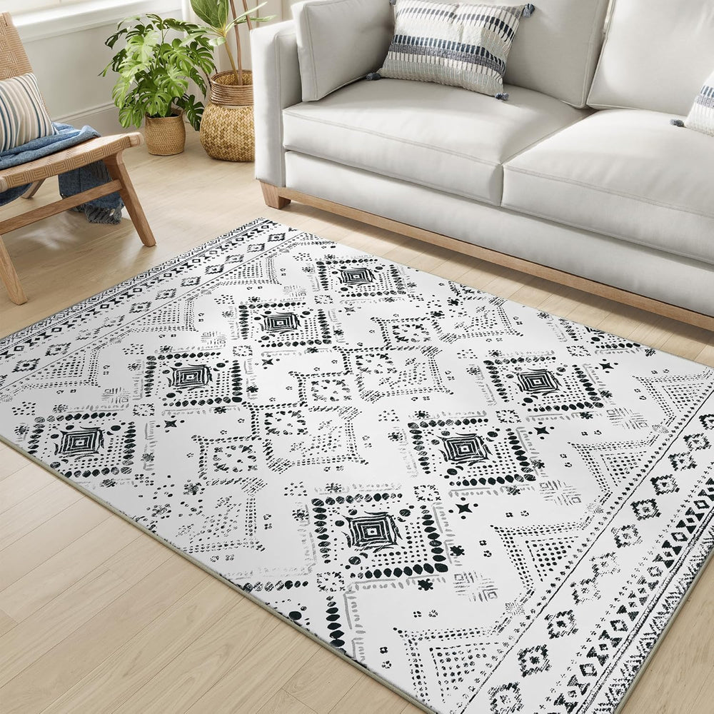 Boho Area Rug – Non-Slip (214x153cm)