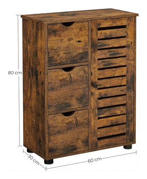 Bathroom Sideboard with Drawers & Shelves - Karrari
