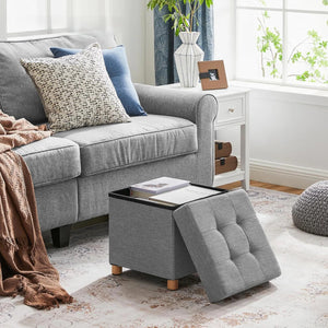 Folding Bean Bag Storage Stool - Karrari
