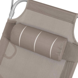 Adjustable Sun Lounger, Lightweight & Foldable