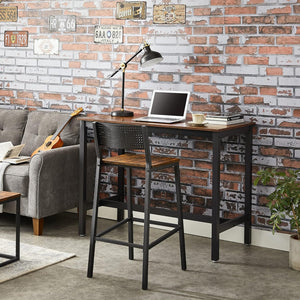 Set of 2 Industrial Kitchen Chairs - Karrari