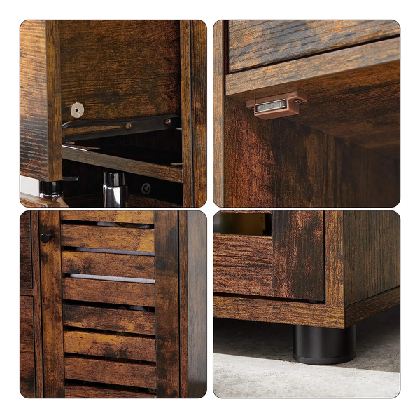 Bathroom Sideboard with Drawers & Shelves - Karrari