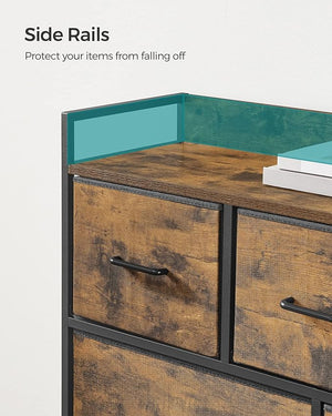 Bedroom Cabinet with 7 Fabric Drawers - Karrari