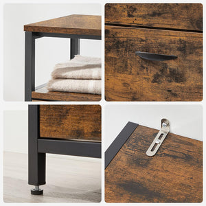 Hallway Shoe Cabinet with 4 Doors (Narrow Storage) - Karrari