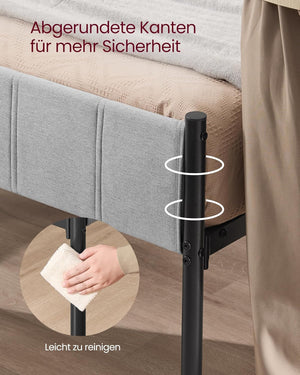 Double Metal Bed Frame (160 x 200 cm) - Karrari