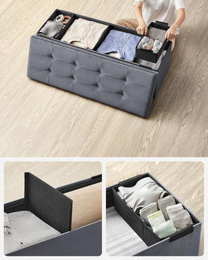 Storage Ottoman Cube – Foldable Bench - Karrari