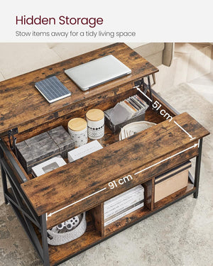 Lift-Top Coffee Table with Storage - Karrari