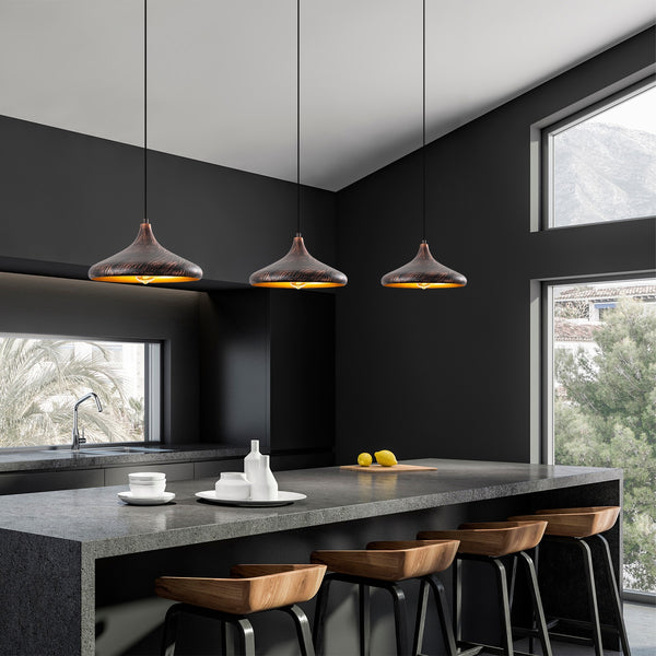 Modern Rustic Pendant Light - Adjustable Height - Karrari