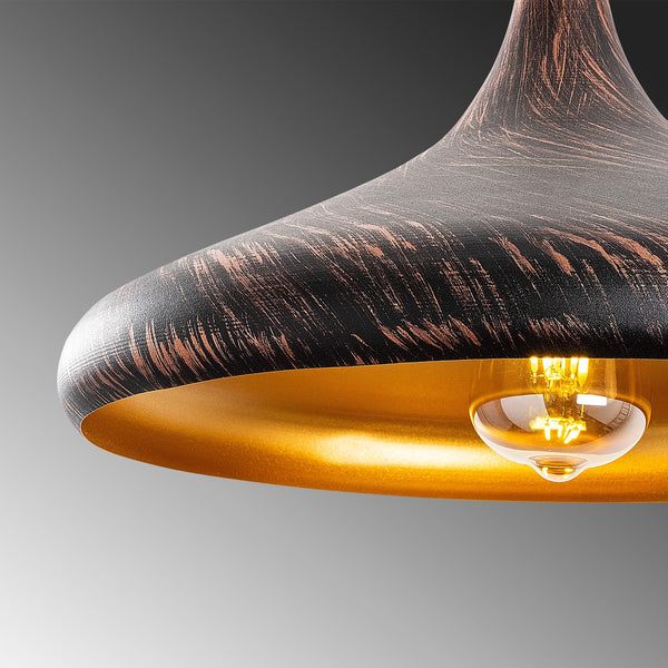 Modern Rustic Pendant Light - Adjustable Height - Karrari