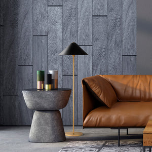 Metal Cone Shade Floor Lamp (150cm) - Karrari