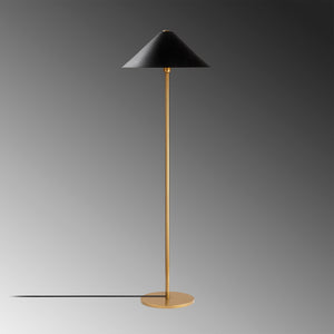 Metal Cone Shade Floor Lamp (150cm) - Karrari