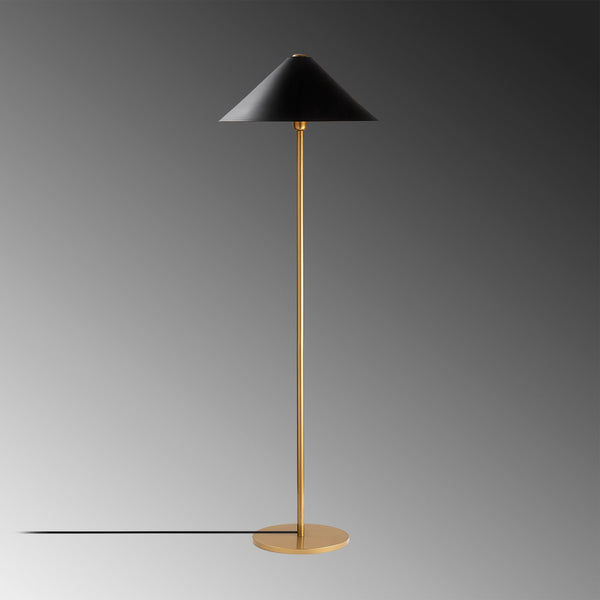 Metal Cone Shade Floor Lamp (150cm) - Karrari