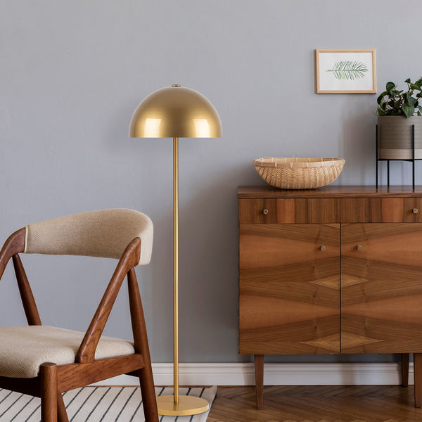 Metal Dome Floor Lamp – Sleek & Timeless Design - Karrari