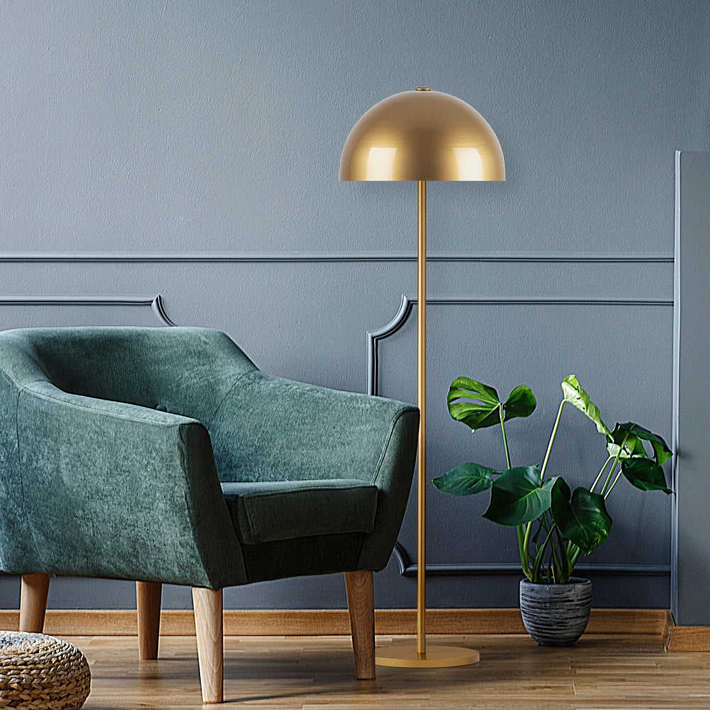 Metal Dome Floor Lamp – Sleek & Timeless Design - Karrari