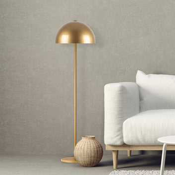 Modern Metal Dome Floor Lamp – Sleek & Timeless Design