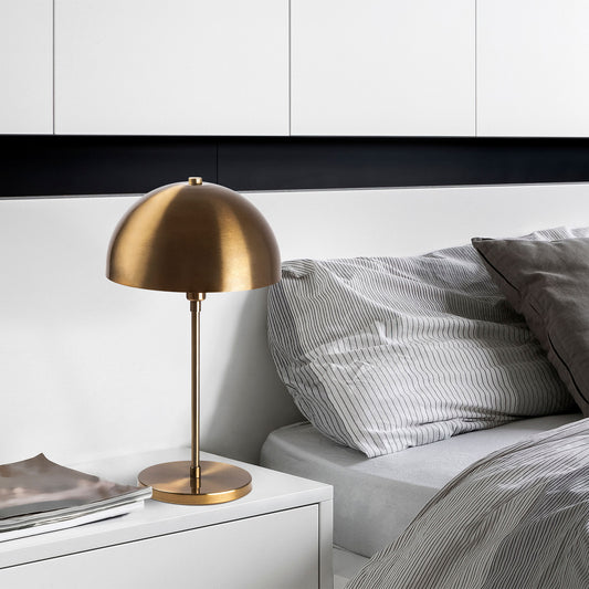 Modern Metal Dome Table Lamp – Sleek & Timeless Elegance