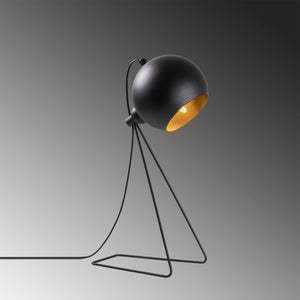 Industrial Table Lamp Metal Body - Geometric Base - Karrari
