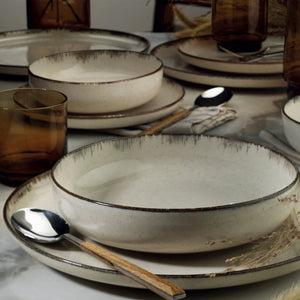 Dinner set Cinnamon - 18 pcs - Porcelain