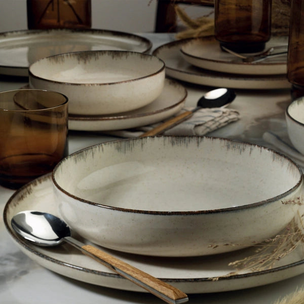Dinner set Cinnamon - 18 pcs - Porcelain