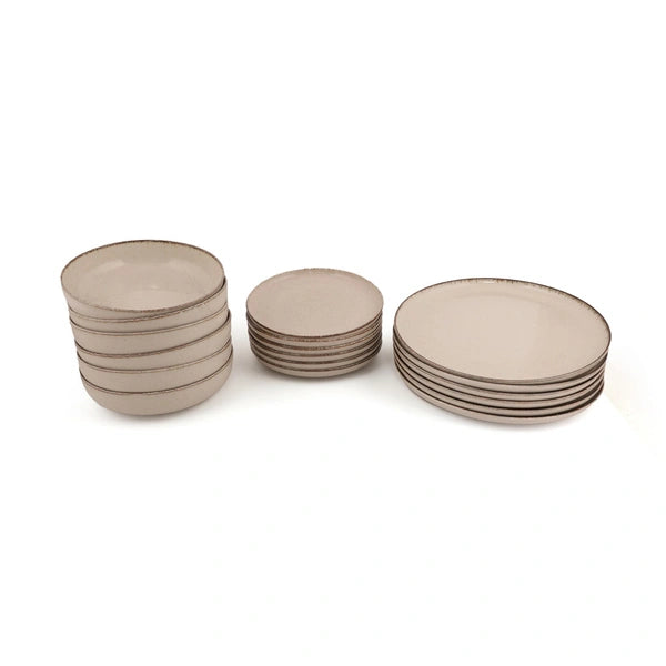 Dinner set Cinnamon - 18 pcs - Porcelain