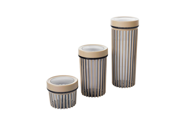 6-Piece Beige Airtight Storage Container Set - Karrari