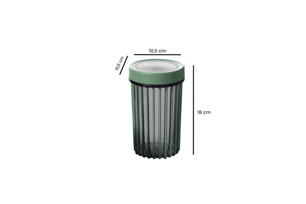 6-Piece Airtight Green Storage Jar Set - Karrari