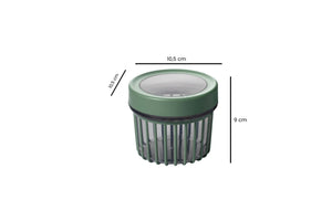 6-Piece Airtight Green Storage Jar Set - Karrari