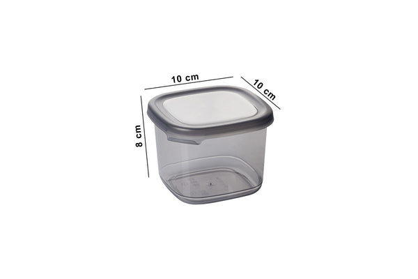 15-Piece Airtight Kitchen Storage Set - Smoke Grey - Karrari