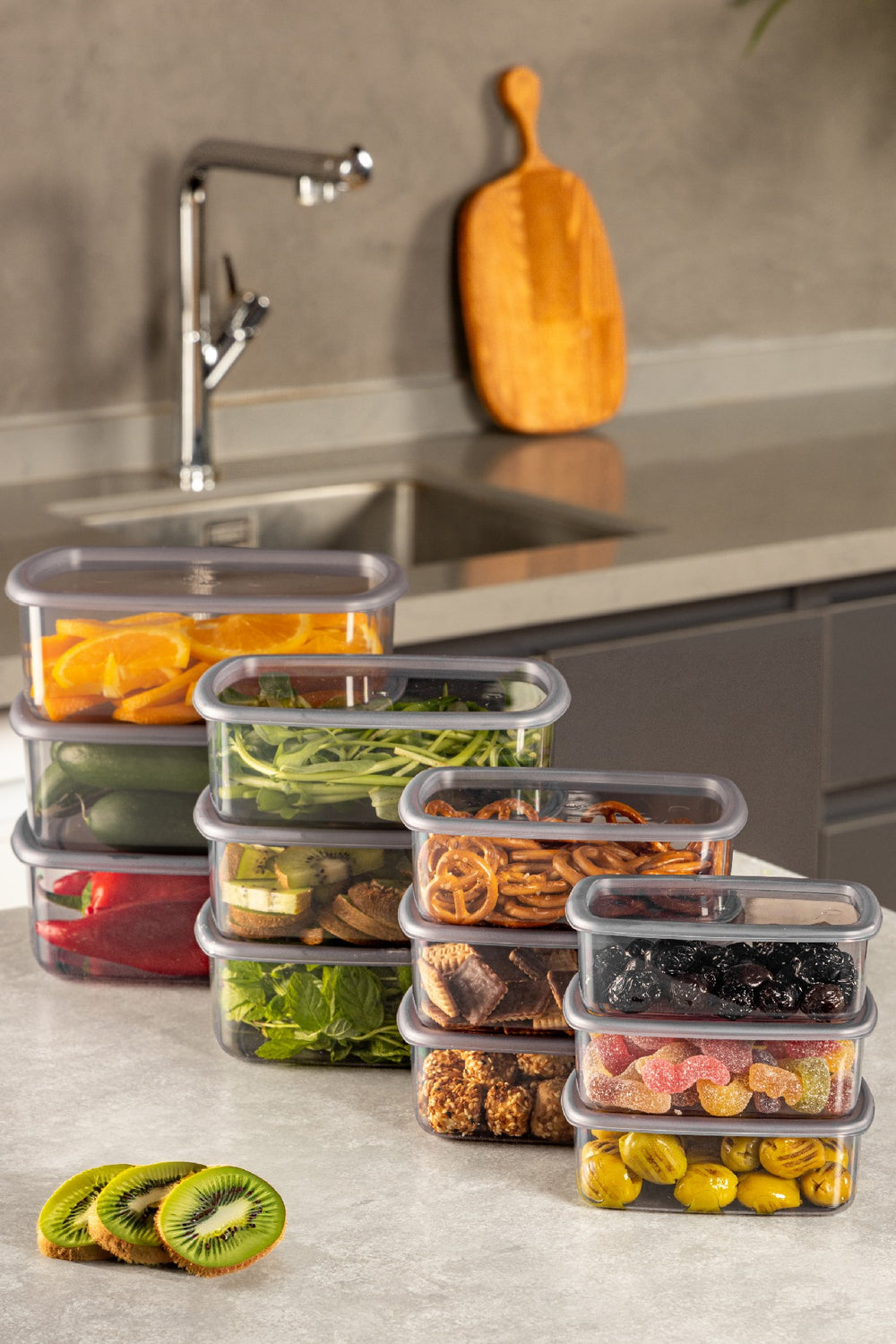 12-Piece Airtight Food Storage Container Set - Karrari