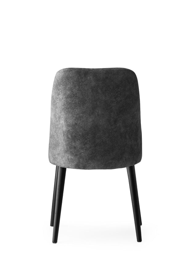 Velvet Anthracite Chairs (set of 2) - Karrari