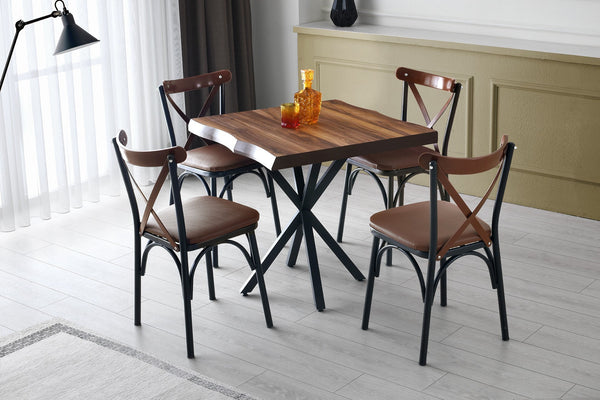 Cross Back Dining Chairs (set of 2) - Karrari