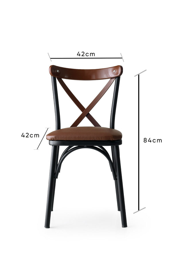 Cross Back Dining Chairs (set of 2) - Karrari