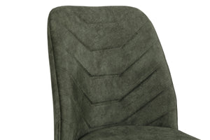 Velvet Walnut Dark Green Chairs (set of 2) - Karrari