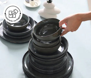 Karaca Fein 24-Piece Reactive Dinner Set - Karrari