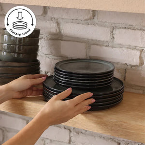 Karaca Fein 24-Piece Reactive Dinner Set - Karrari