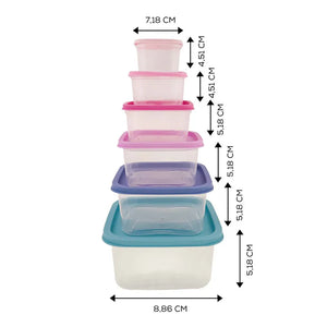 Karaca Dora 6-Piece Kitchen Storage Set - Karrari