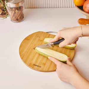 Karaca Owen Round Cutting Board – Large - Karrari
