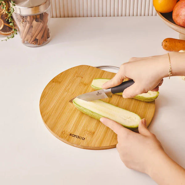 Karaca Owen Round Cutting Board – Large - Karrari