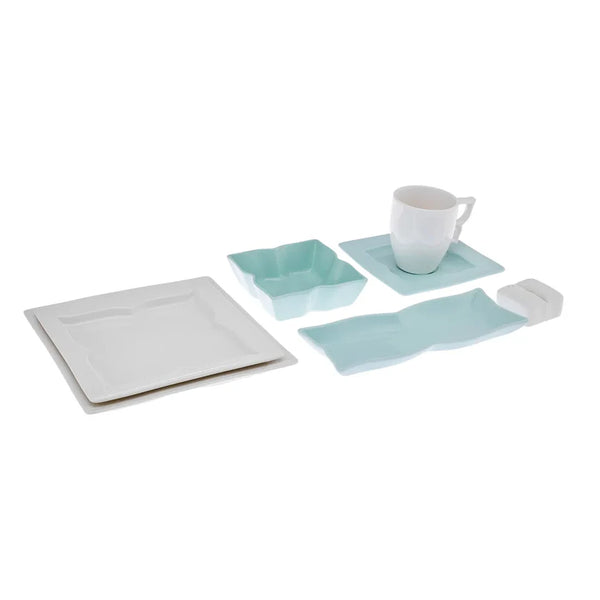 Karaca Winx 28-Piece Square Breakfast Set (6 Person) - Karrari