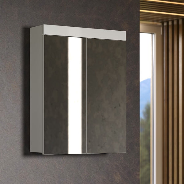 Amanda 2-Door Mirror Storage Cabinet - Karrari