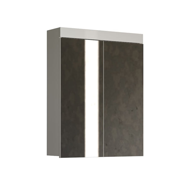 Amanda 2-Door Mirror Storage Cabinet - Karrari