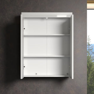 Amanda 2-Door Mirror Storage Cabinet - Karrari