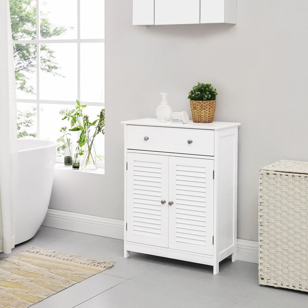 Scandinavian Cabinet - Drawer & Slat Doors - Karrari