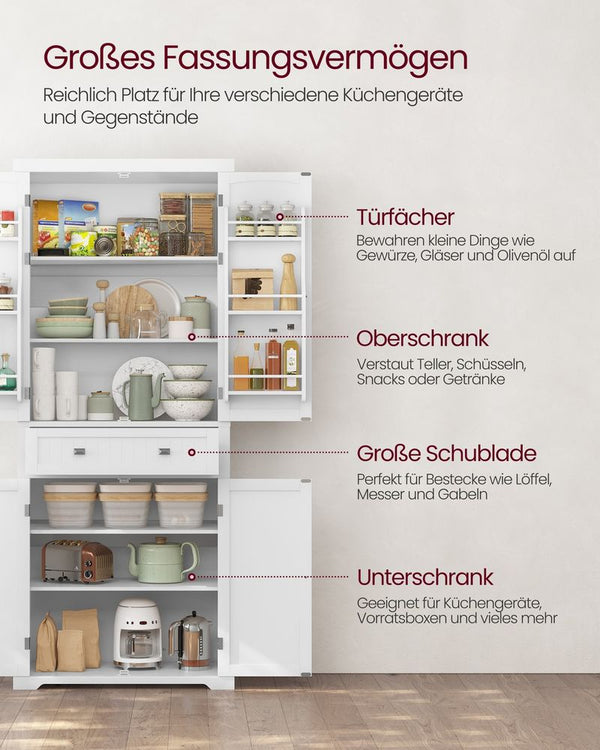 Storage Cabinet with Shelves & Drawers