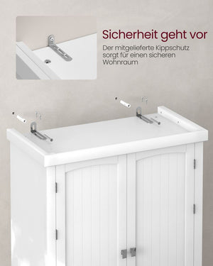 Storage Cabinet with Shelves & Drawers